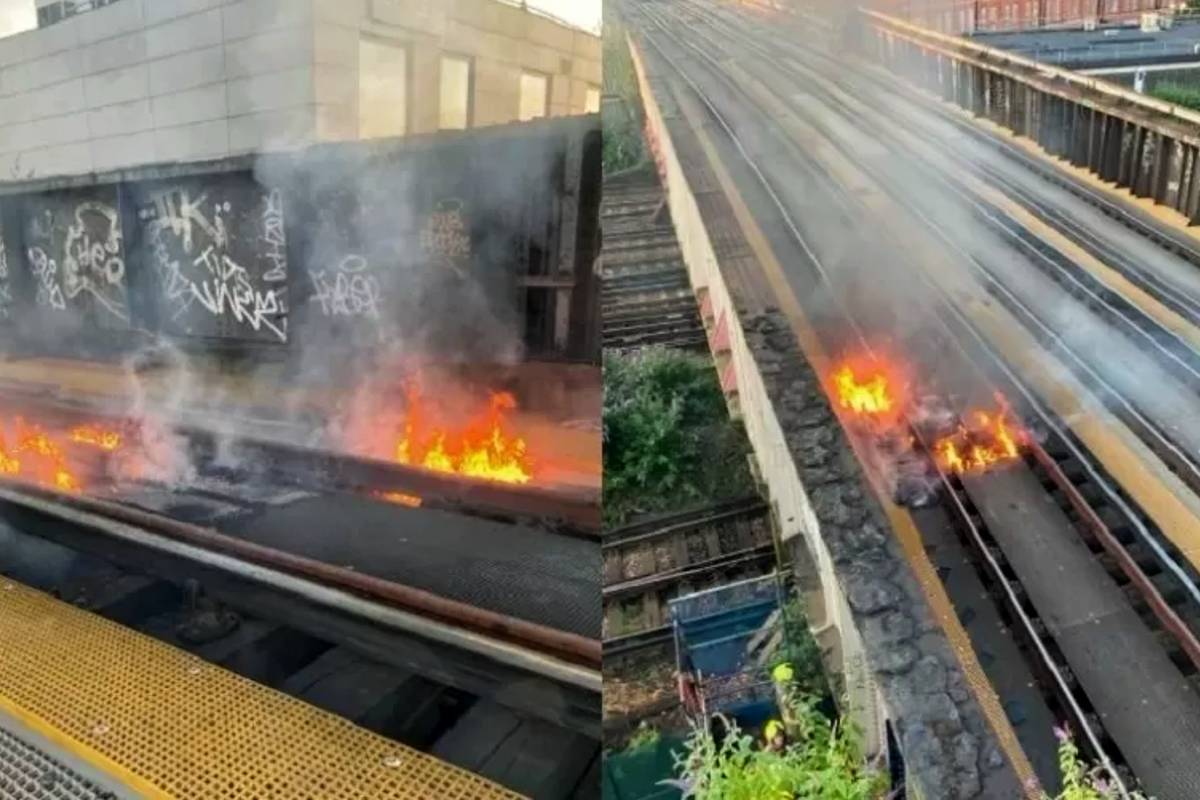 Trens foram desviados para conseguir atender aos passageiros, em um dia com máximas de 33ºC na capital inglesa