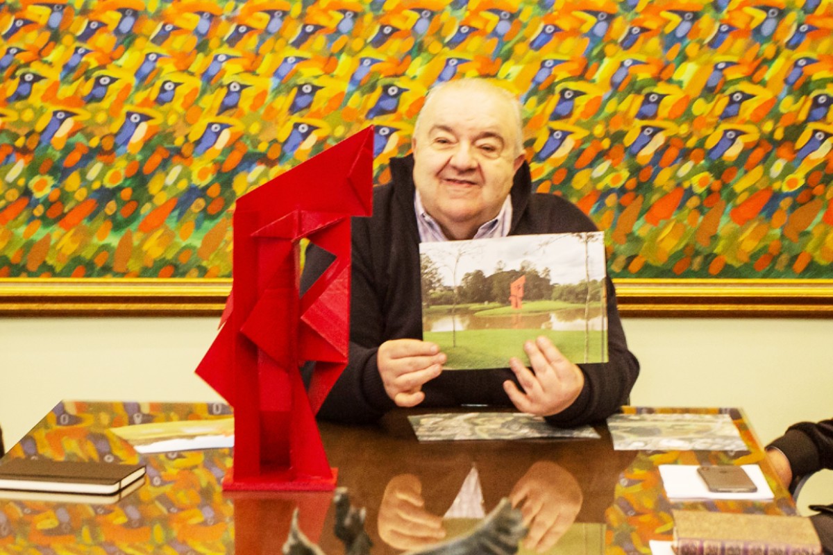 escultura do artista Emanoel Araújo