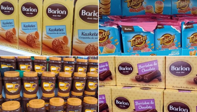 Kasketes, Tubetes, Nut Cream e Barrinhas de chocolate estão entre os destaques da fábrica da Barion. Foto: Gerson 