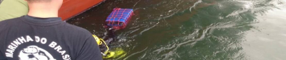 A droga estava em uma caixa de mar, compartimento da embarcação localizado abaixo da linha de flutuação