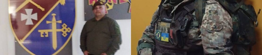 Ganzert recrutou-se na Legião Internacional de Defesa Territorial da Ucrânia, uma força paramilitar formada por 20 mil estrangeiros.