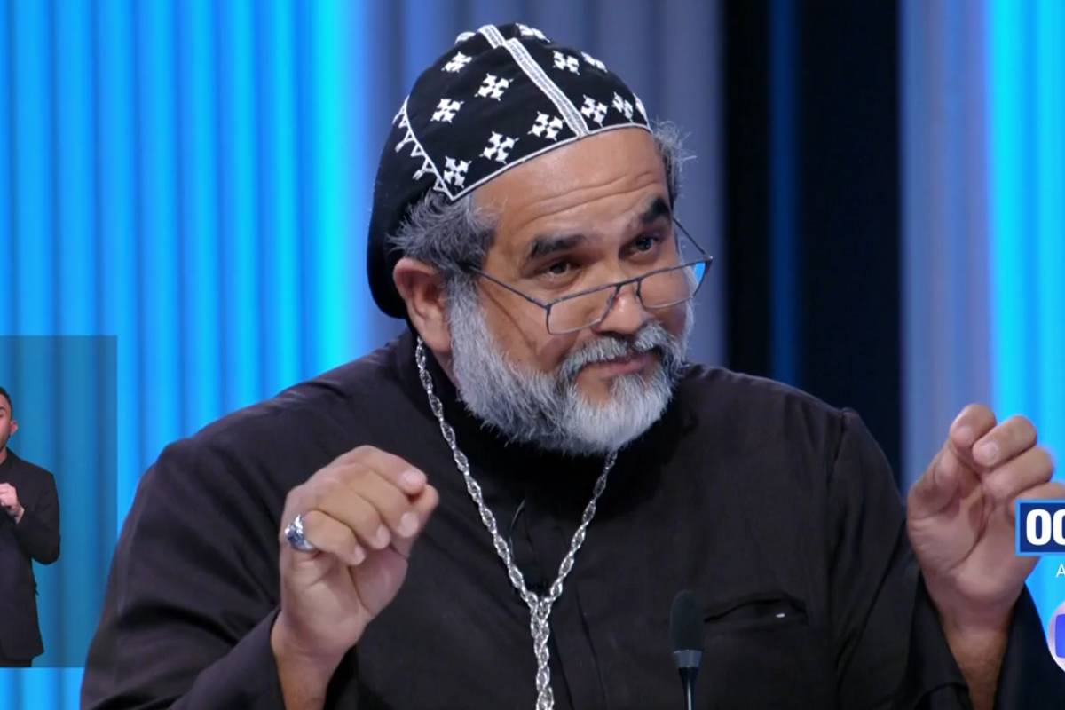 Imagem mostra Padre Kelmon, que protagonizou momentos inusitados no debate da Globo.