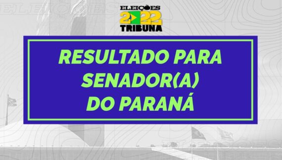 Resultado da eleição para senador do Paraná. Arte: Tribuna do Paraná