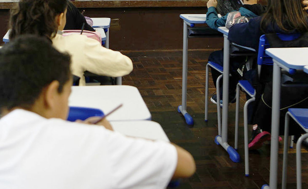 alunos em sala de aula