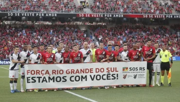 Athletico x Vasco tem arrecadações e homenagens às vítimas do Rio Grande do Sul