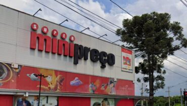 Imagem mostra uma loja da rede MiniPreço, que pretende abrir até quatro lojas por ano em Curitiba nos próximos quatro anos.