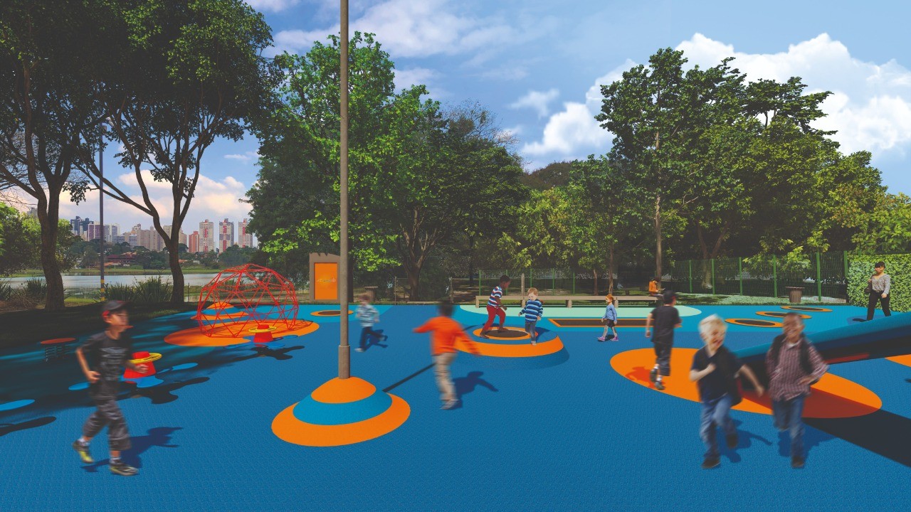 parquinho inclusivo Parque Barigui