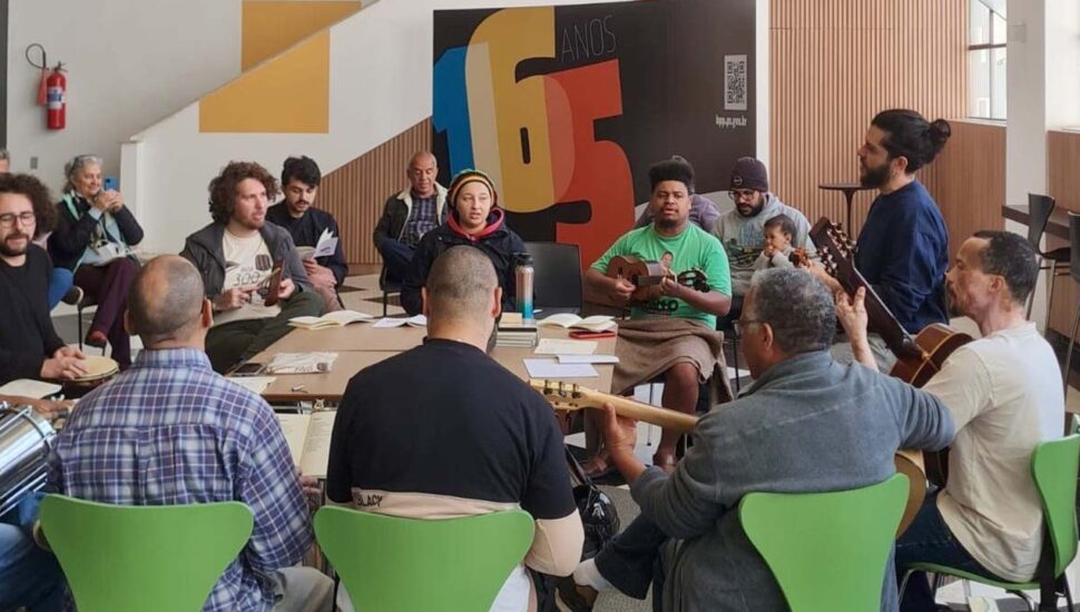 Roda de Samba autoral, na Biblioteca Pública do Paraná