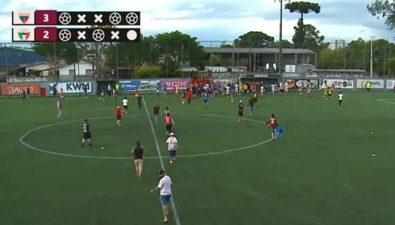 Atacante Bill é agredido e vai para o hospital após briga generalizada em final do amador