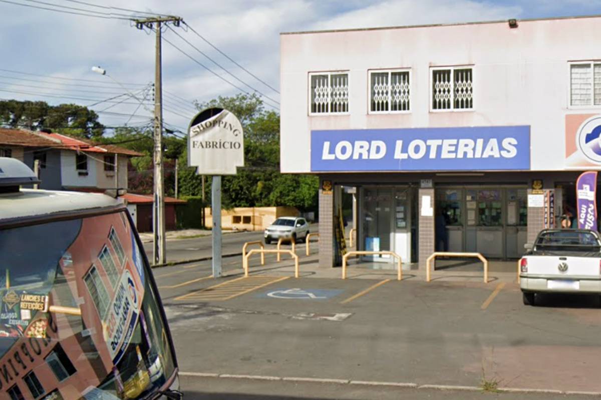 Imagem mostra a Lord Loterias, onde saiu uma das quinas da Mega Sena 2528.