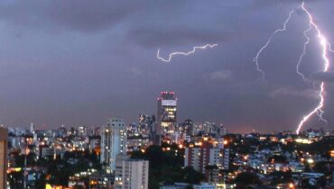 Alerta de temporal em Curitiba