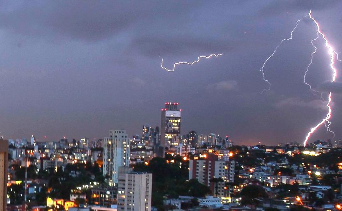 Alerta de temporal em Curitiba