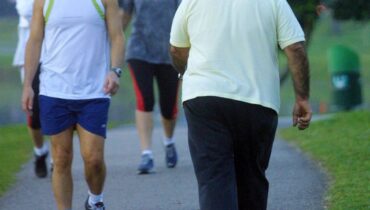 Imagem mostra que paraná tem 35% de sua população acima do peso ideal.