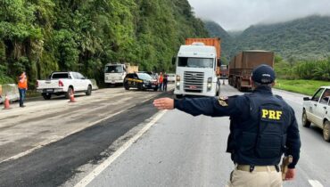 bloqueio e desvio na BR-277