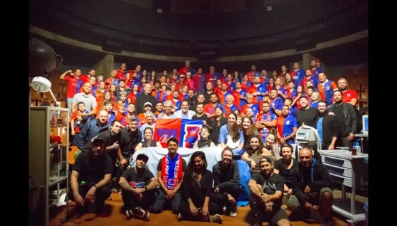 Torcida presente, equipe tricolor… os bastidores do vídeo do Paraná Clube que viralizou