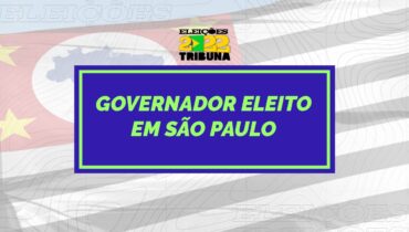 Saiba quem foi o Governador eleito em São Paulo neste 2º turno