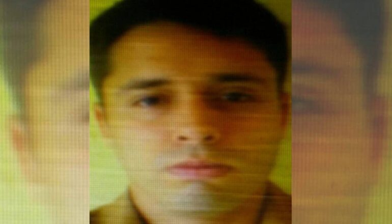 Imagem mostra o policial militar Cassio Ormond Araújo morreu após levar um tiro na cabeça.
