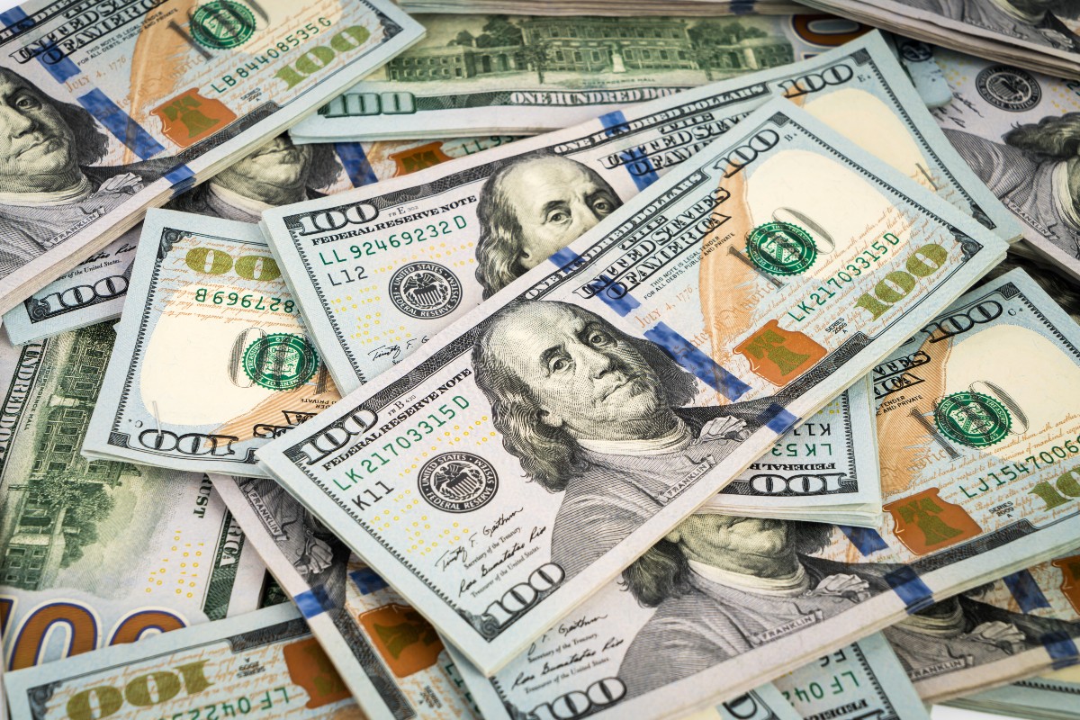 notas de dólar