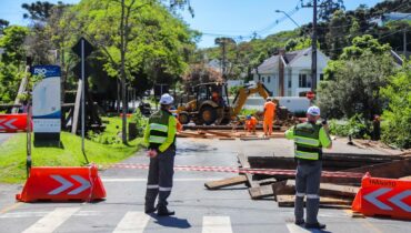 Ponte do Parque Tingui é interditada para manutenção