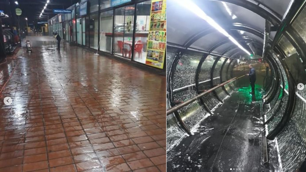 limpeza terminais e tubos