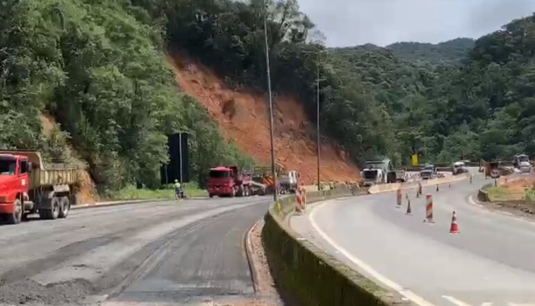 DNIT avança com recuperação da BR-280 na Serra de Corupá - Portal São Bento  Notícias
