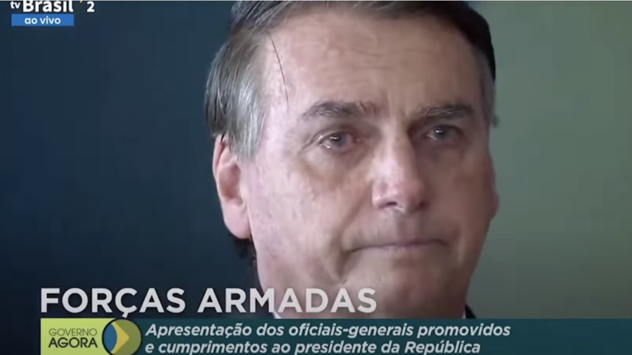 bolsonaro chora evento