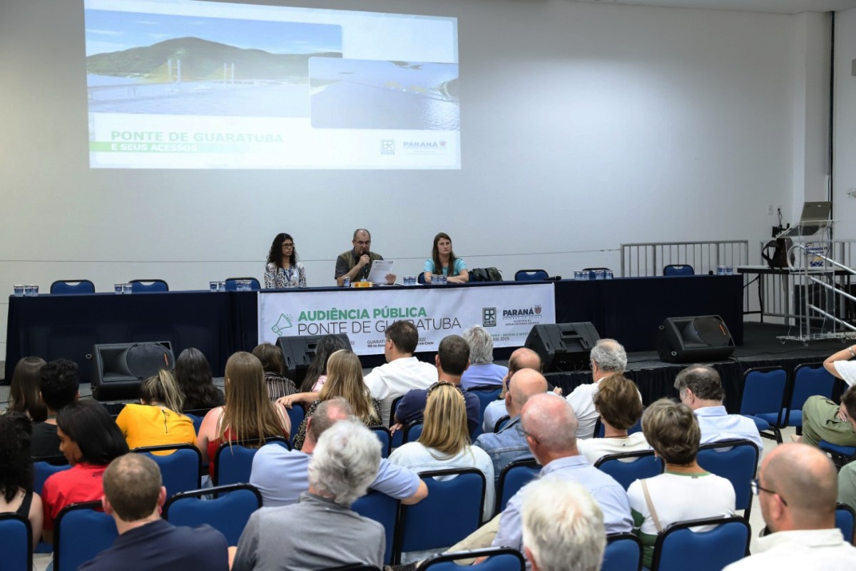 Audiência pública sobre a Ponte de Guaratuba