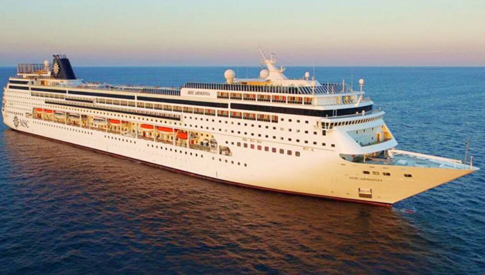 Imagem mostra o MSC armonia