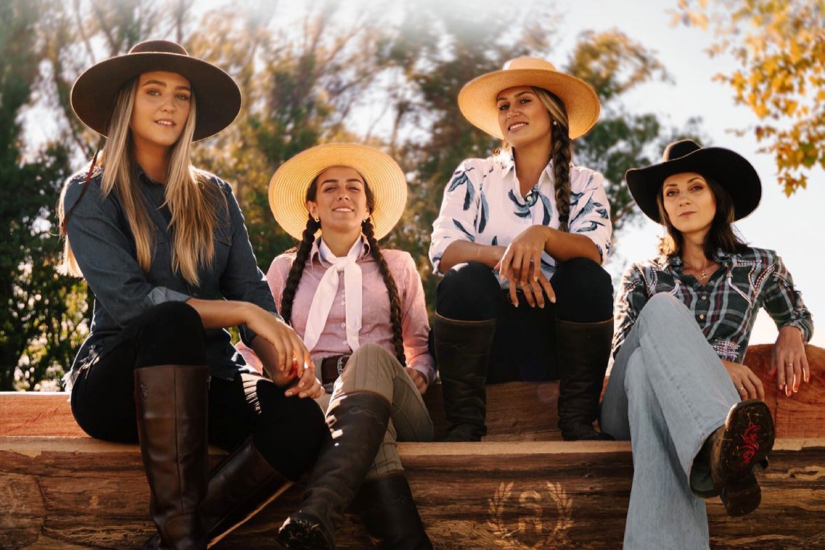 série feita no Paraná, com mulheres e cavalos