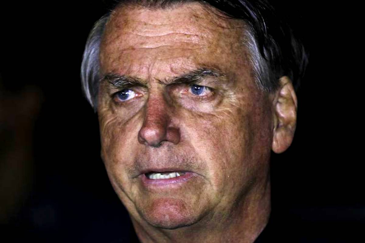 Imagem mostra o ex-presidente Jair Bolsonaro