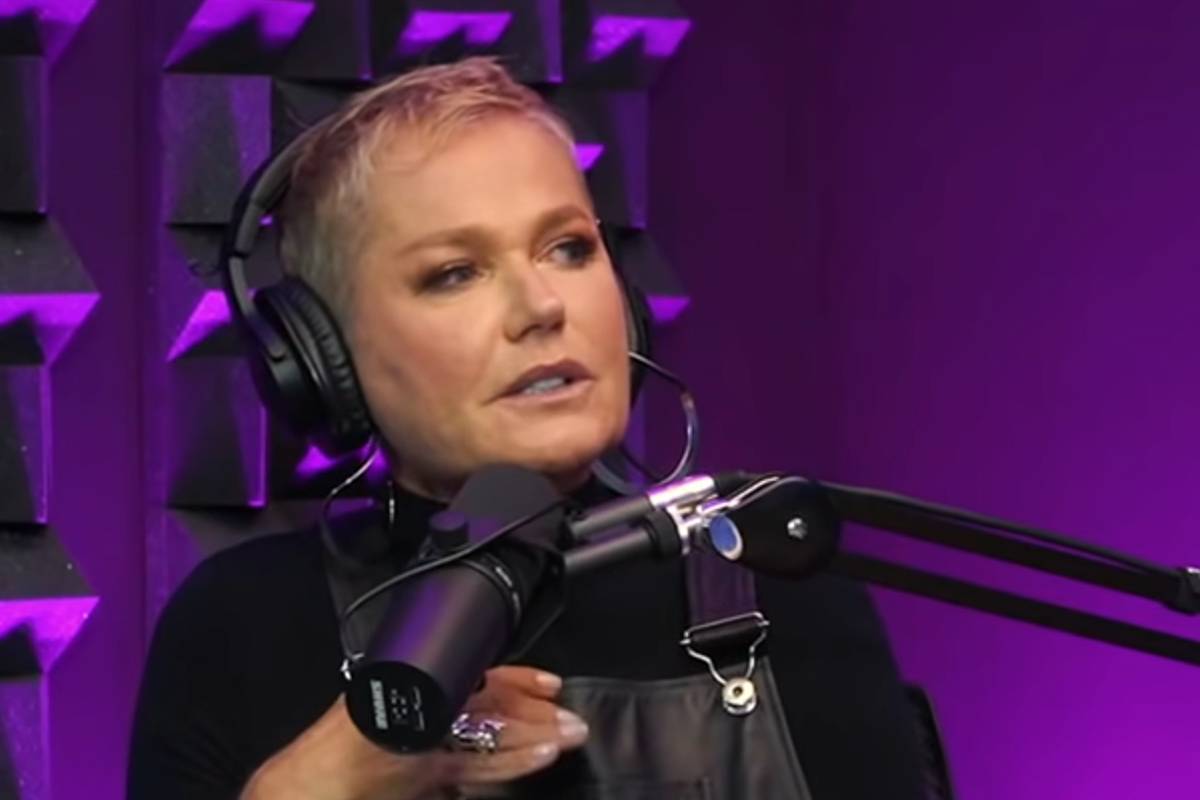 Imagem mostra a apresentadora Xuxa