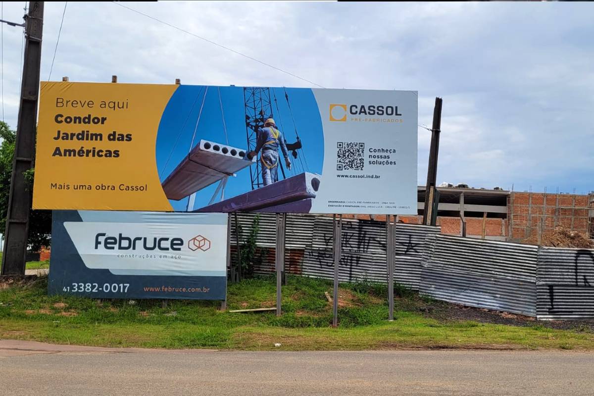Construção do Novo Condor em Curitiba, no bairro Jardim das Américas.