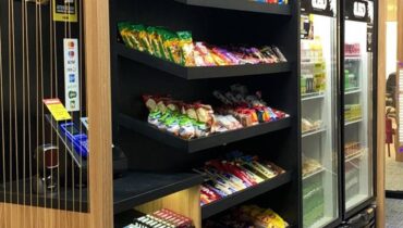 minimercado com opções de produtos a venda em condominios