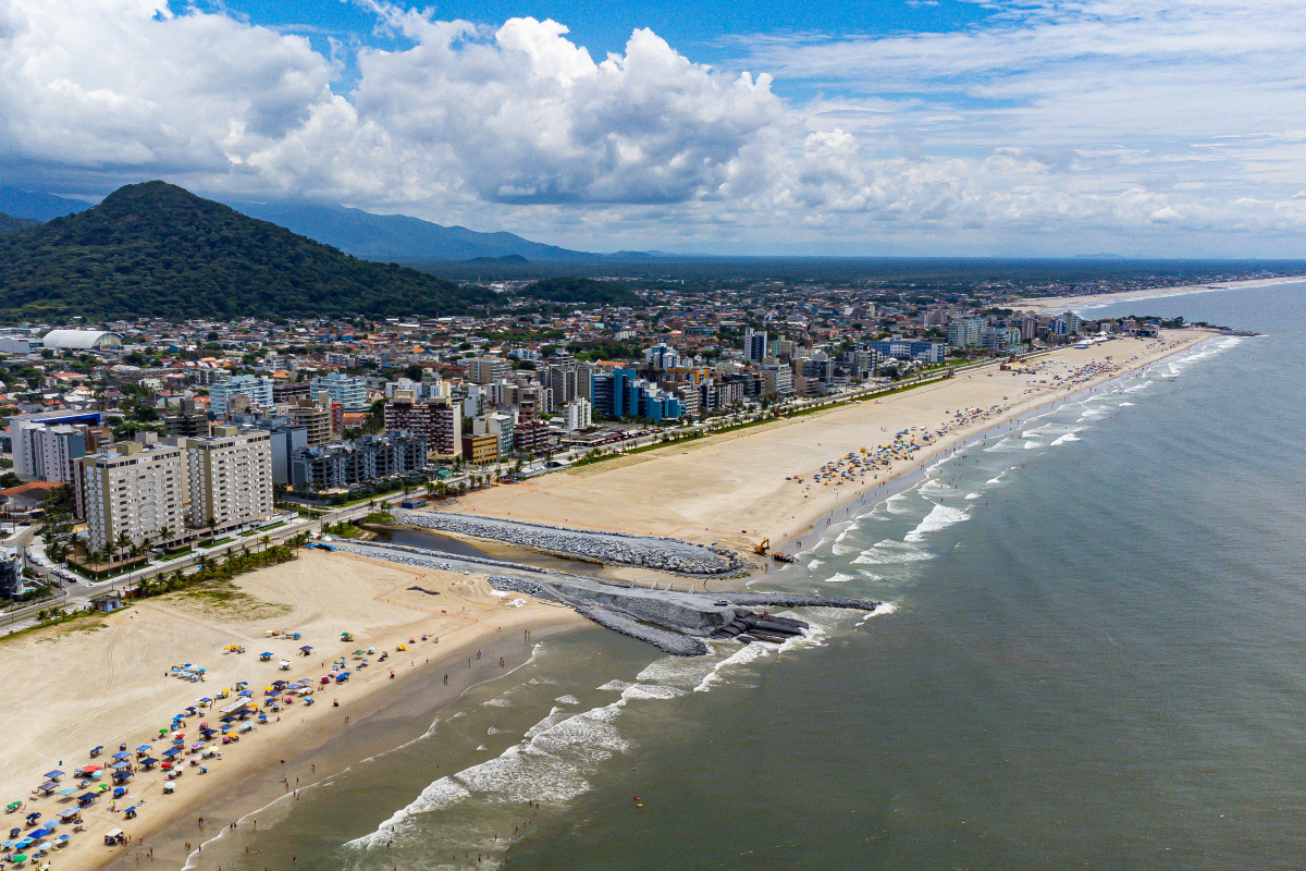 Obras de revitalização nas praias de Matinhos