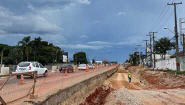 novo viaduto em São José dos Pinhais