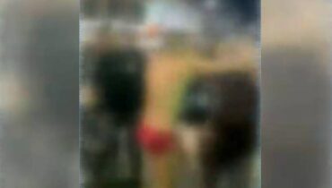 briga no sungaço no litoral do Paraná