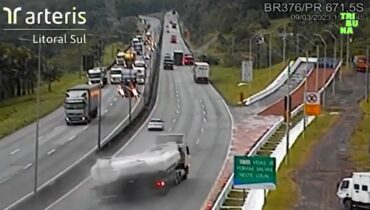 carreta area de escape