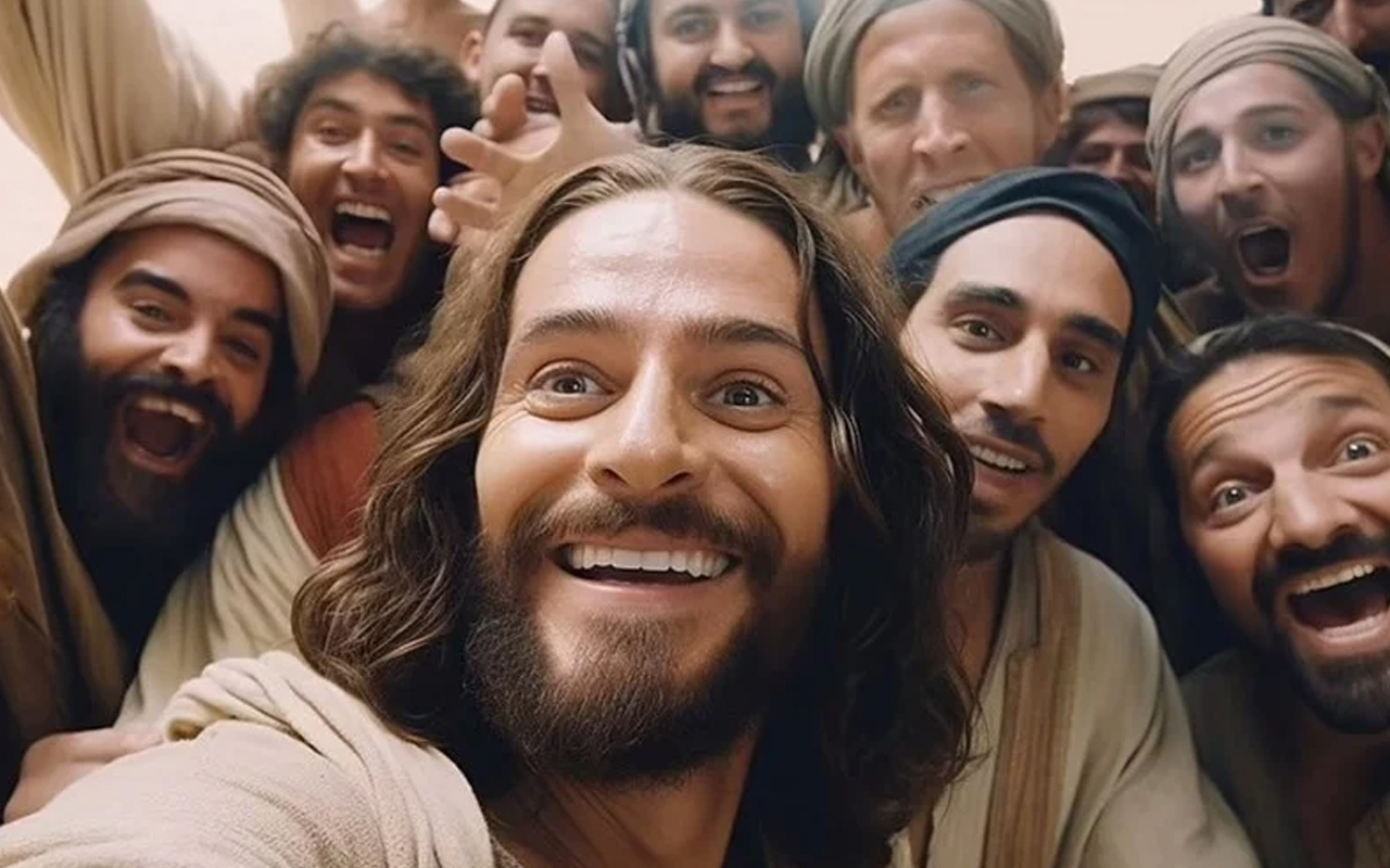 selfie jesus criado por inteligente artificial viraliza na internet
