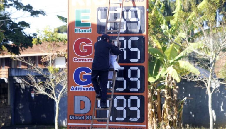 novo preco gasolina em curitiba