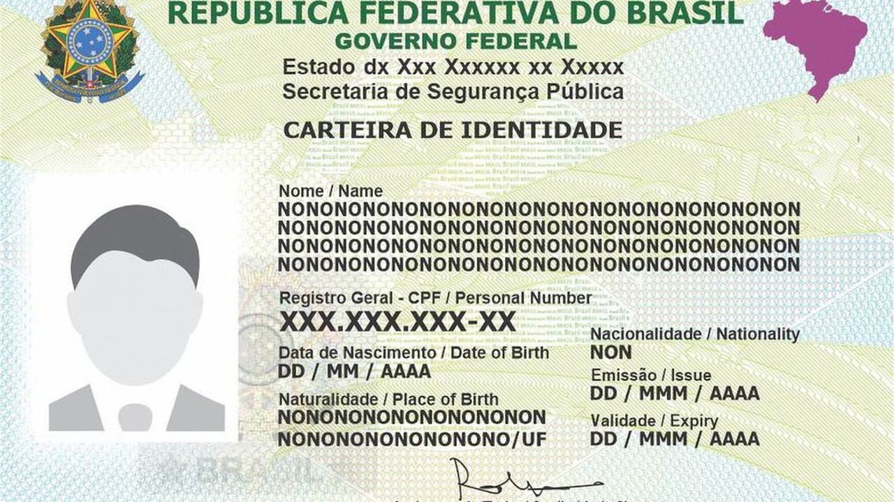 nova carteira de identidade