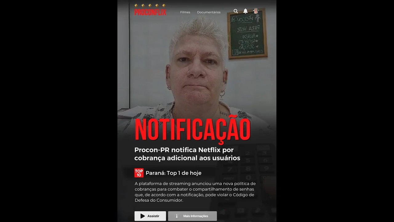 Netflix é notificada pelo Procon Fortaleza por cobrança extra no