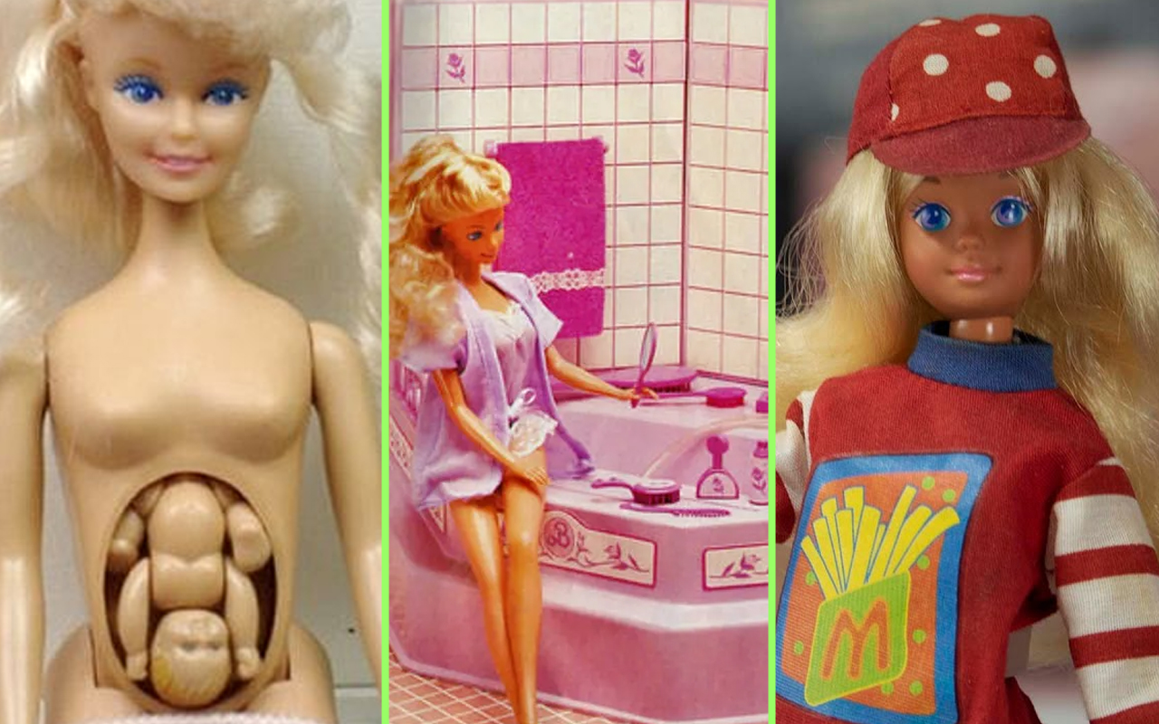 Boneca barbie gravida anos90