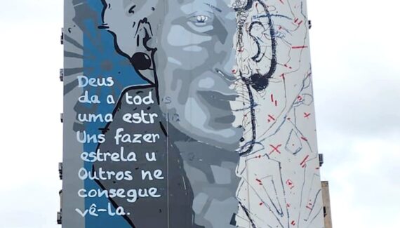 Depois de Paulo Leminski, poetisa curitibana ganha mural no Centro
