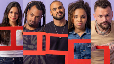 Alane, Luigi, Marcus Vinicíus, Giovanna Pitel e Vinícius estão no quinto paredão do BBB 24