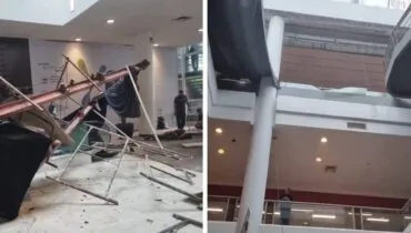 Acidente em shopping no Batel deixa três pessoas feridas