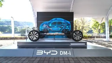 Plataforma BYD com Tecnologia DM para veículos híbridos plug-in
