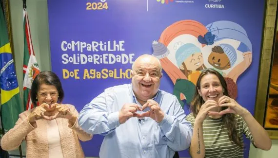 Capital mais fria do Brasil, Curitiba faz mega campanha do agasalho