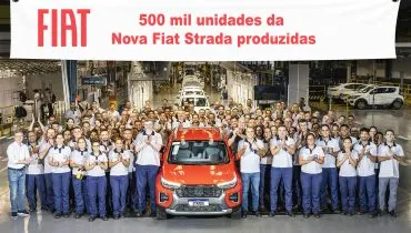 Fiat Strada supera meio milhão de unidades produzidas em Betim