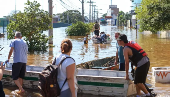 Enchente no Rio Grande do Sul: governo gaúcho recebe doações via pix