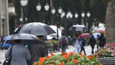 Chuva e frio! Curitiba tem alerta de perigo para chuvas intensas nesta segunda-feira